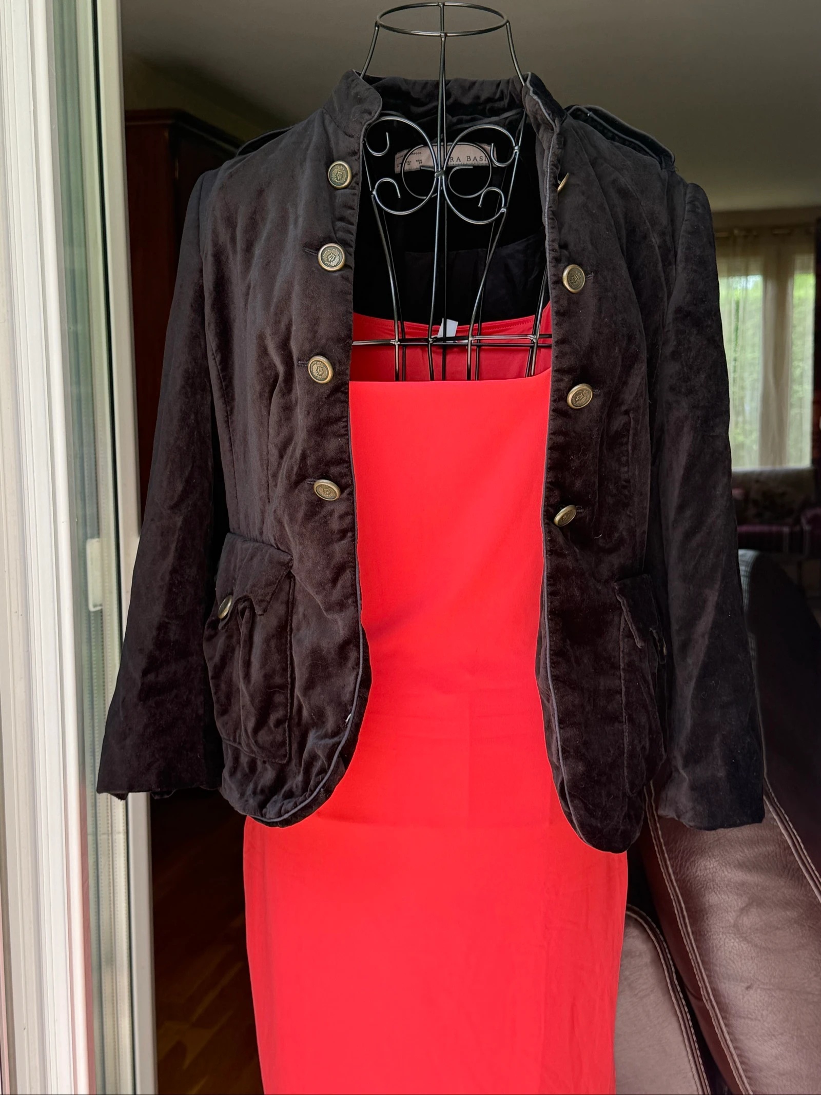 Zara, chaqueta de terciopelo, mujer, talla indicada M, corresponde S, muy buen estado – photo 4